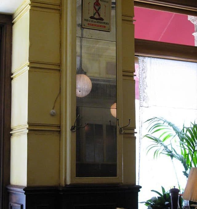 Parc Brasserie antiqued mirror
